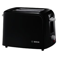 Bosch TAT3A013GB Village Collection 2 Slice Toaster in Black